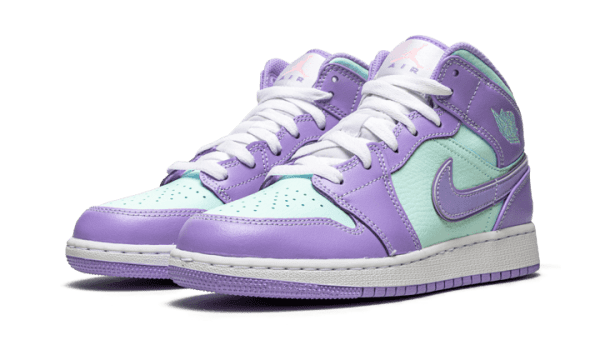 Air Jordan 1 Mid Purple Aqua - Imagen 2