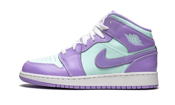 Air Jordan 1 Aqua púrpura medio