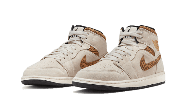 Air Jordan 1 Mid SE Brown Elephant - Imagen 2