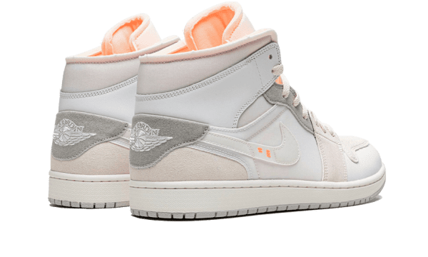 Air Jordan 1 Mid SE Craft Inside Out White Grey - Image 3