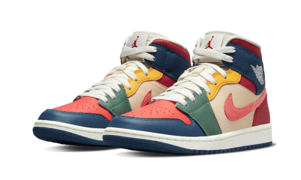 Air Jordan 1 Mid SE Multi-color – Image 2