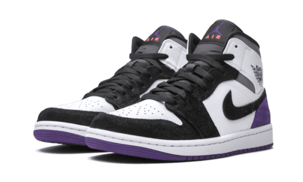 Air Jordan 1 Mid SE Varsity Purple - Image 2