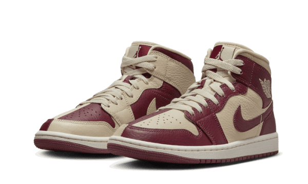 Air Jordan 1 Mid Split Beach Cherrywood Red - immagine 2