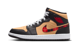 Air Jordan 1 Mid SE Tartan Swoosh