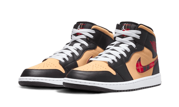 Air Jordan 1 Mid SE Tartan Swoosh - immagine 2