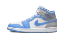 Air Jordan 1 Mid University Blue Grey