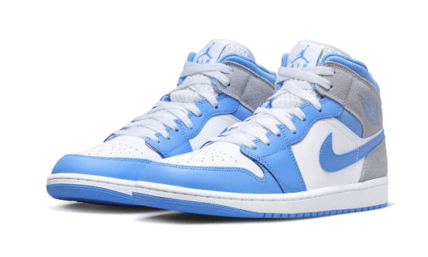Air Jordan 1 Mid University Blue Grey - Image 2