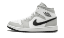 Air Jordan 1 Mid White Light Smoke Grey