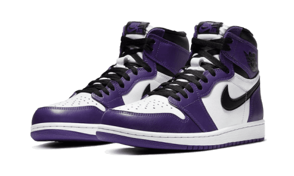 Air Jordan 1 Retro High OG Court Purple White - Imagen 2
