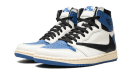 Air Jordan 1 Retro High OG SP Travis Scott Fragment Blu Militare