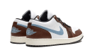 Air Jordan 1 Retro Low Marrone Blu Grigio