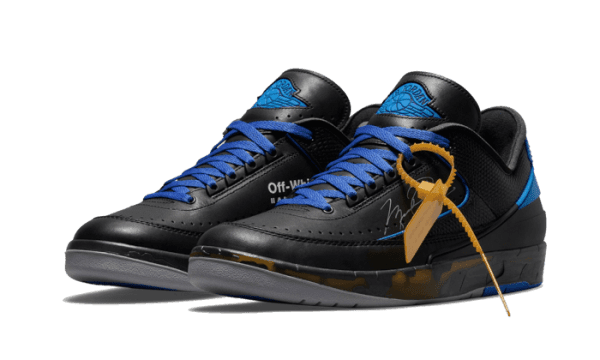 Air Jordan 2 Retro Low SP Off-White Black Blue - Image 2