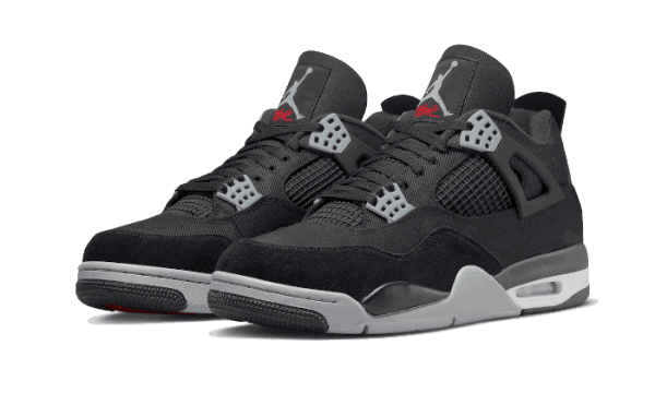 Air Jordan 4 Black Canvas - Image 2