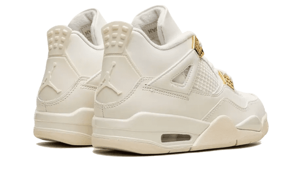 Air Jordan 4 Sail Metallic Gold - Image 3
