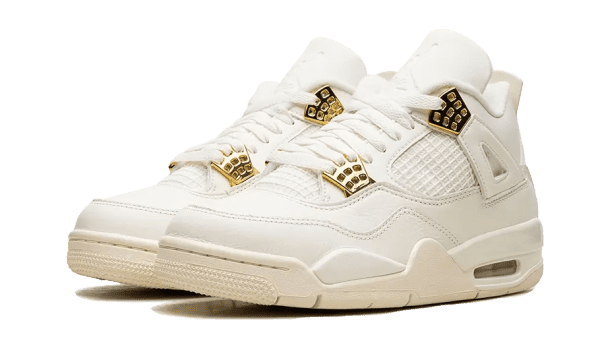 Air Jordan 4 Sail Metallic Gold - Image 2