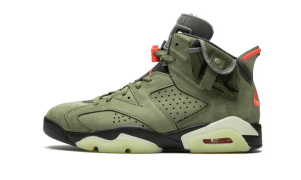 Air Jordan 6 Travis Scott Olive moyen
