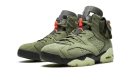 Air Jordan 6 Travis Scott Olive moyen