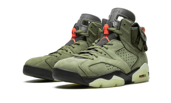 Air Jordan 6 Travis Scott Medium Olive – Image 2