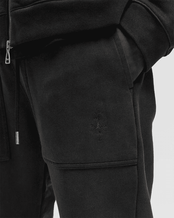 Air Jordan Travis Scott Fleece Pants Black - Imagen 3