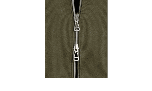 Air Jordan Travis Scott Full Zip Hoodie Olive - Imagen 4