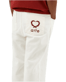 Poage Back Heart Pants White