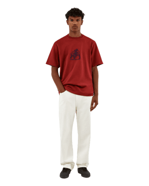 Poage Back Heart Pants White