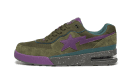 Bape Road Sta Dark Green Suede