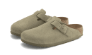 Boston Suede Leather Faded Khaki