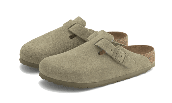 Boston Suede Leather Faded Khaki - Imagen 2