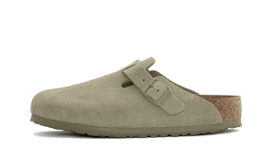 Boston Suede Leather Faded Khaki