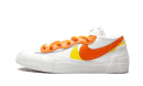 Blazer Low Sacai Bianco Magma Arancione