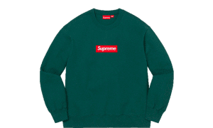Box Logo Cuello redondo Pino oscuro