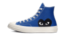 Chuck Taylor All-Star 70s Hi Comme des Garçons PLAY Blu Quarzo