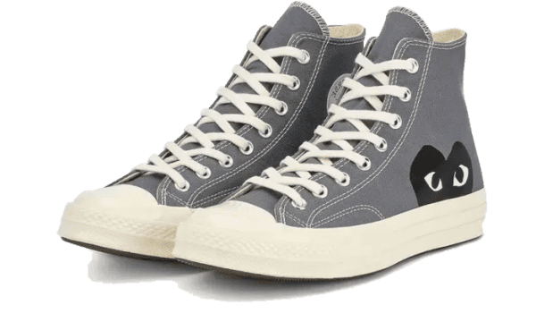 Chuck Taylor All-Star 70s Hi Comme des Garçons PLAY Steel Grey - immagine 2