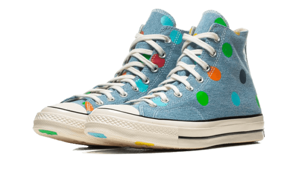 Chuck Taylor All-Star 70s Hi Golf Wang Denim Polka Dots - Image 2
