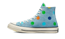 Chuck Taylor All-Star 70s Hi Golf Wang Denim Polka Dots