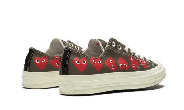 Chuck Taylor All-Star 70s Ox Comme des Garçons PLAY Multi Heart Green - Image 3