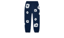 The Cotton Wreath Sweatpants Navy (Pantalon de survêtement en coton)