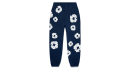 The Cotton Wreath Sweatpants Navy (Pantalon de survêtement en coton)