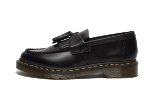 Adrian Glattleder Loafer mit Quaste Schwarz