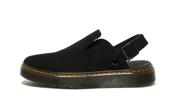 Carlson in pelle scamosciata nera