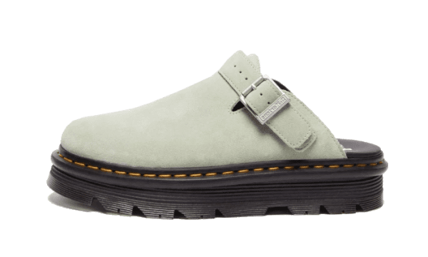 Mules ZebZag Gamuza Verde