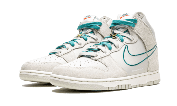 Dunk High First Use Light Bone Green Noise - Imagen 2