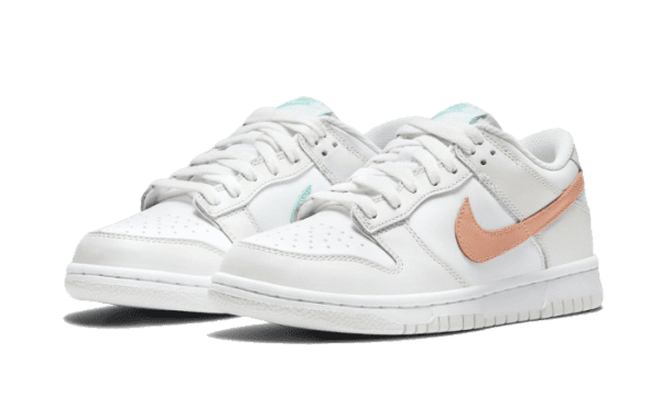 Dunk Low White Bone Peach Aqua – Image 2