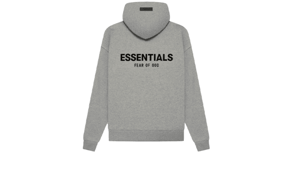 Essentials Hoodie Dark Oatmeal – Image 2