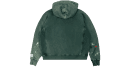Hoodie Painted Forest Green