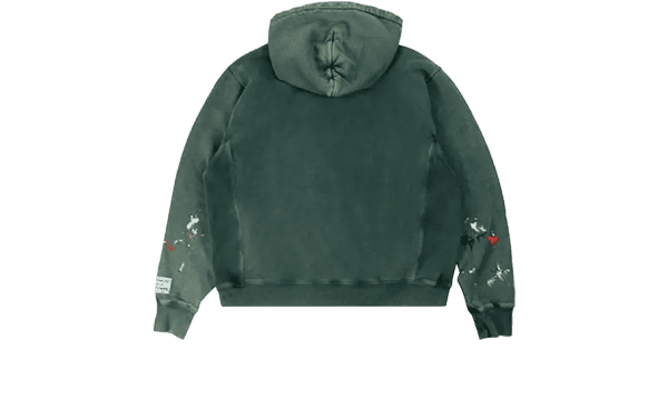 Hoodie Painted Forest Green - Imagen 2