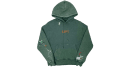 Hoodie Painted Forest Green
