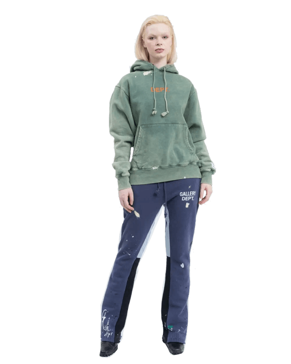 Hoodie Painted Forest Green - Imagen 6