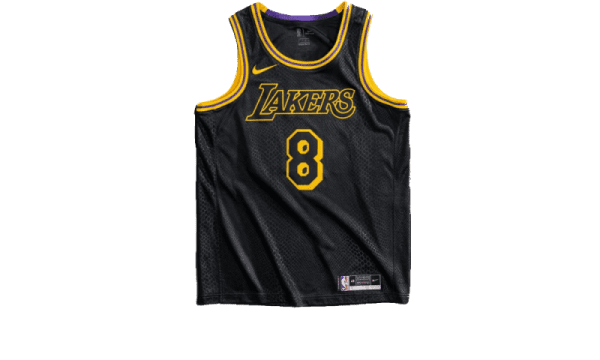 Maglia Los Angeles Lakers Kobe Bryant Black Mamba City